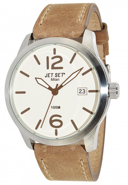 Armbanduhr "Jet Set" Milan cognac / silber J63803-656