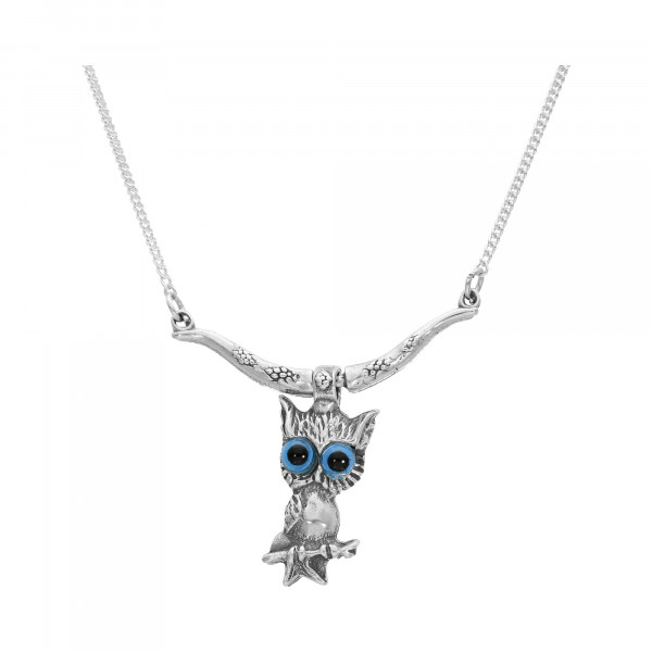 Collier Silber 925 Eule