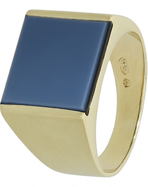 Ring Gelbgold 585 mit blau Lagenstein